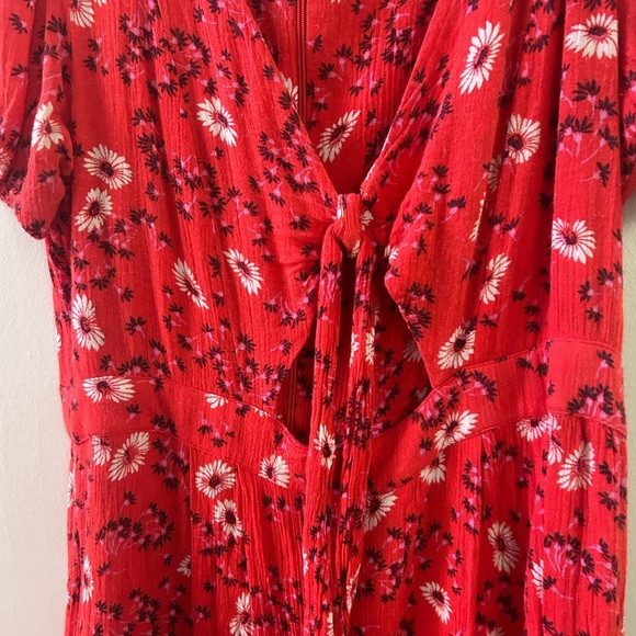 Free people ditsy floral romper dress 4 - Picture 3 of 5